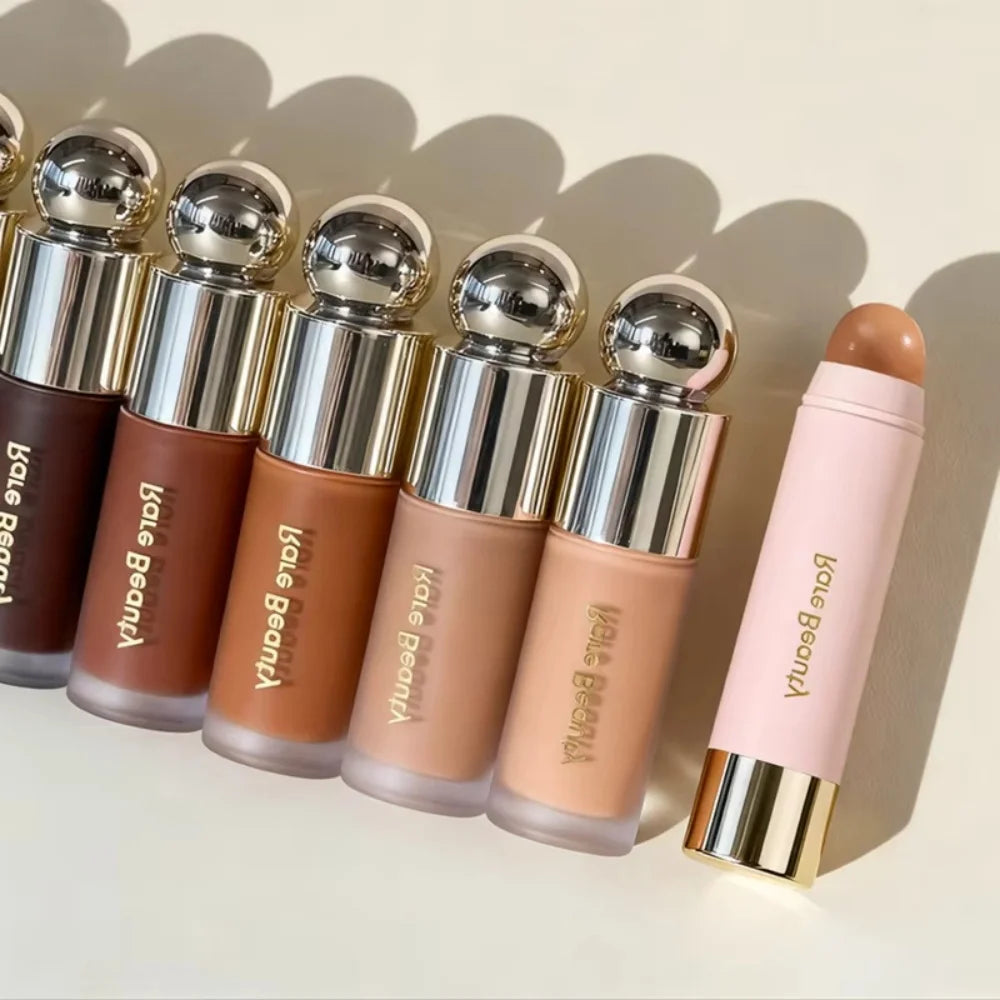 Rare Beauty 3D Face Contour Liquid Bronzer Shade Smooth Highlight Mirror Lasting Natural Nose Shadow Waterproof Brighten Makeup