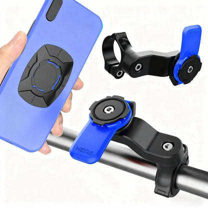 360° Rotatable Fully Adjustable Universal Phone Holder Shockproof Motorcycle & Bicycle GPS Navigation Mount for All Smartphones