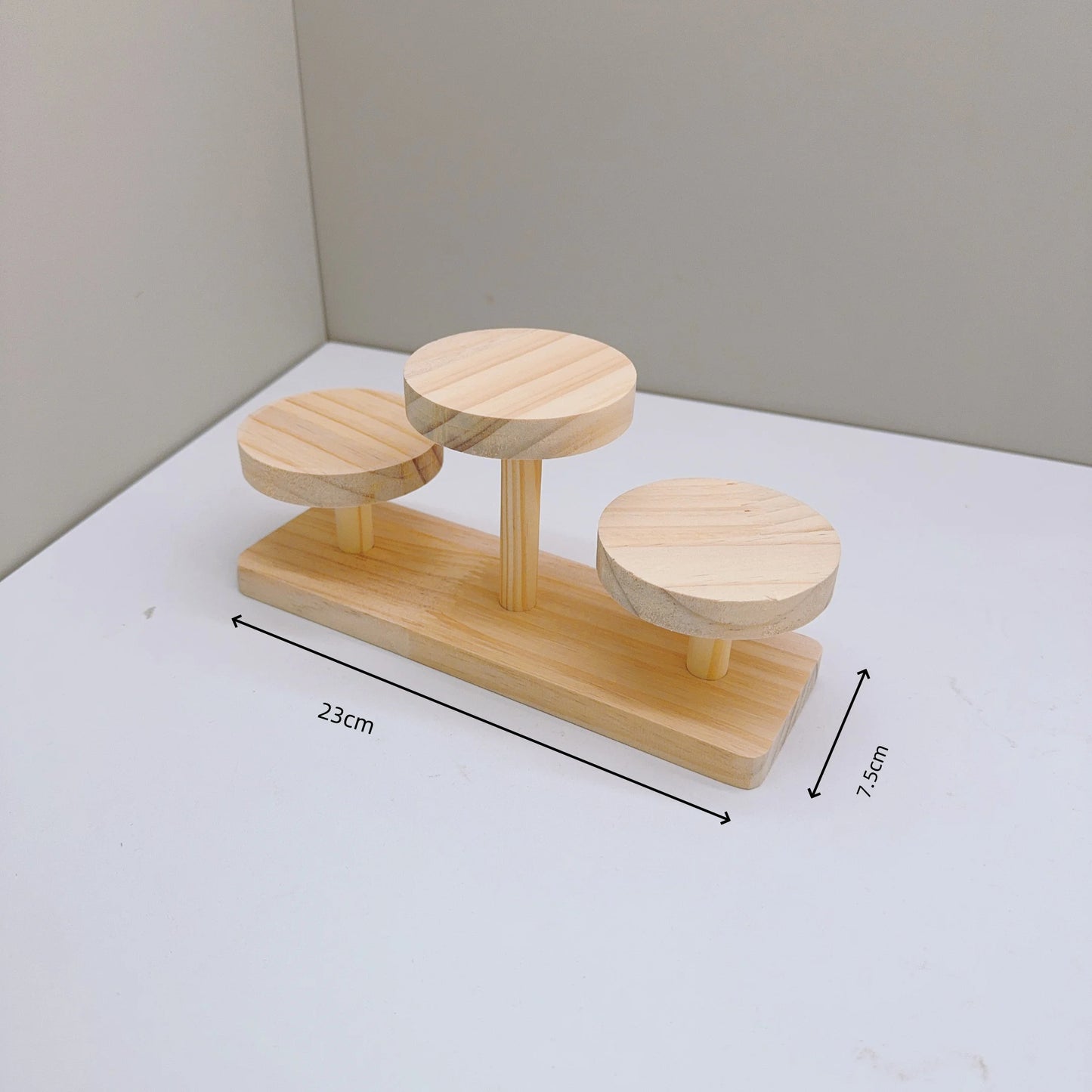 Wooden display rack with storage rack - Multi-layer storage box for jewelry.superior plants - for jewelry bead display