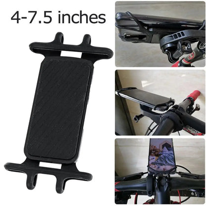 1Pc For Sram Garmin Bicycle Mobile Holder Bike Phone Holder Mount Bicycle Phone Mobile Silicone Holder Motorcycle Shockproof