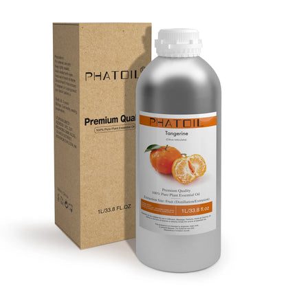 PHATOIL 1000ml Pure Essential Oil For Skin Care Spearmint Bergamot Lavender Eucalyptus Lemongrass Aromatherapy Essential Oils
