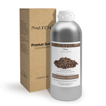 PHATOIL 1000ml Pure Essential Oil For Skin Care Spearmint Bergamot Lavender Eucalyptus Lemongrass Aromatherapy Essential Oils