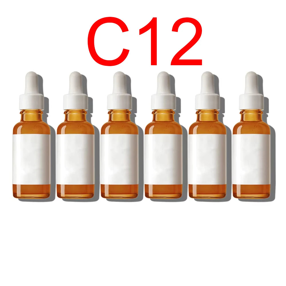 6PCS Face Serum Customized products B5 N10 Mela B3 C10 C12 Skin Care 30ML