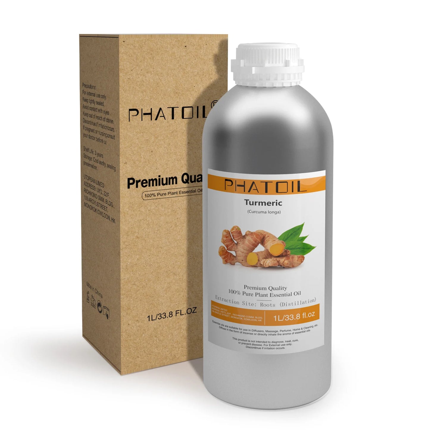PHATOIL 1000ml Pure Essential Oil For Skin Care Spearmint Bergamot Lavender Eucalyptus Lemongrass Aromatherapy Essential Oils
