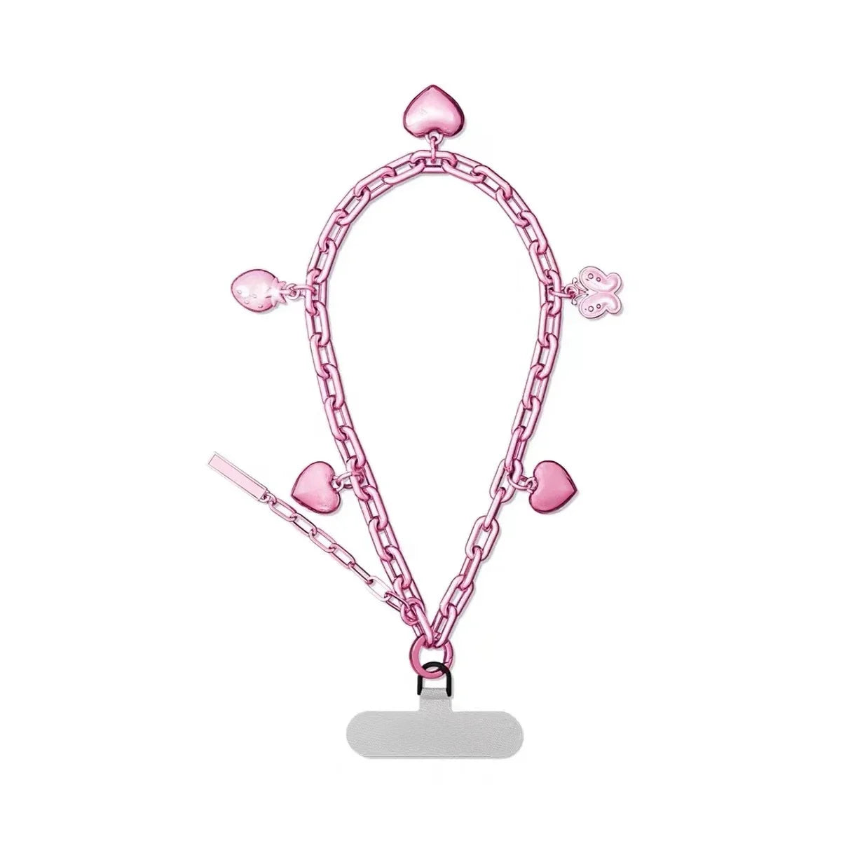 DIY Mobile Phone Accessories Hook Sticker Phone Charm Lanyard Pendant for iPhone for Galaxy Case Decoration