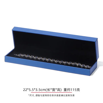 Jewelry Gift Boxes Velvet Lined for Ring Necklace Bracelet Luxury Packaging Wholesale Bulk 4 Colors Padded Boutique Box