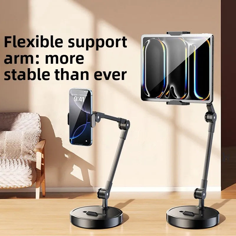 1Pc Mobile Phone Holder,special Bracket for Overhead Shooting,desktop Live Shooting, Food Recording Video,unpacking Vlog Bracket