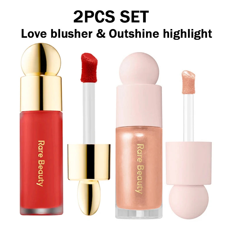 Rare Beauty Soft Pinch Liquid Blush Hope Love Virtue Happy Wonder Worth Silky and Glides On Smoothly Long Lasting Plump Makeup
