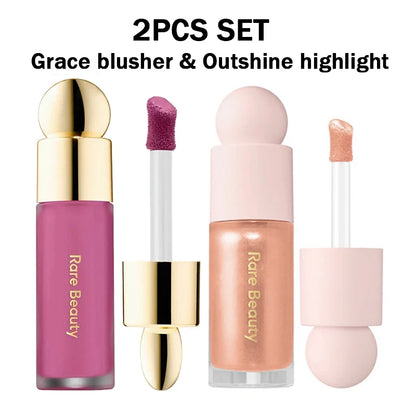 Rare Beauty Soft Pinch Liquid Blush Hope Love Virtue Happy Wonder Worth Silky and Glides On Smoothly Long Lasting Plump Makeup